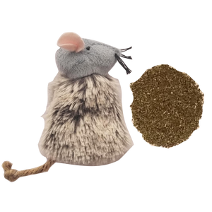 Catnip Mouse Toy - Refillable